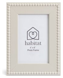 """Habitat Beaded Grey Wooden Picture Frame - 4x6""""""" - thumbnail 2