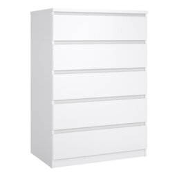Furniture To Go Naia 5 Drawers Chest - White - thumbnail 2