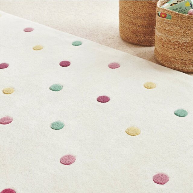 Great Little Trading Company Woodland Natural Wool Cut Pile Rug - 180x120cm - image 1