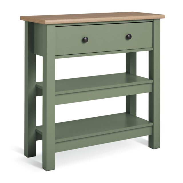 Argos Home Winchester 1 Drawer Console Table - Green - image 1