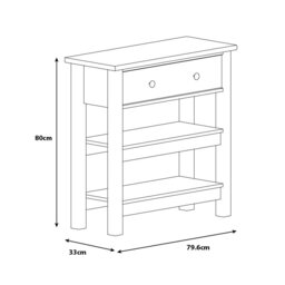 Argos Home Winchester 1 Drawer Console Table - Green - thumbnail 2