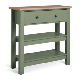 Argos Home Winchester 1 Drawer Console Table - Green - thumbnail 1