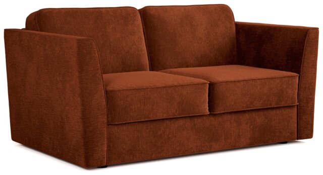 Jay-Be Elegance Fabric 2 Seater Sofa Bed - Orange - image 1