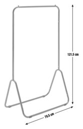 Habitat Kids Arnie Clothes Rail - Blue - thumbnail 2