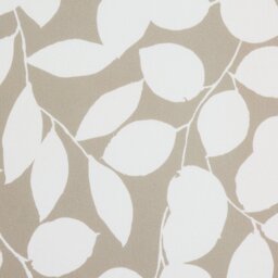 Argos Home Polycotton Floral Leaf Natural Fitted Sheet - Single - thumbnail 2