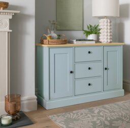 Argos Home Winchester 2 Door 3 Drawer Sideboard - Reed Green - thumbnail 1