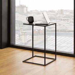Furniture To Go Infinity Rectangular Side Table - Black - thumbnail 1