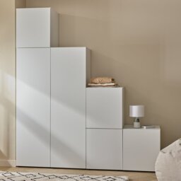 Argos Home Malibu Stepped Large Storage Wardrobe - White