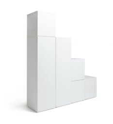 Argos Home Malibu Stepped Large Storage Wardrobe - White - thumbnail 2