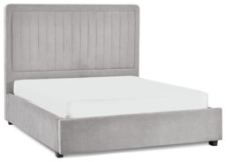 Julian Bowen Savannah 1 Drawer Kingsize Storage Bed - Grey - thumbnail 1