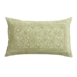 Argos Home Macrame Style Cushion Sage - 50x30cm - thumbnail 2