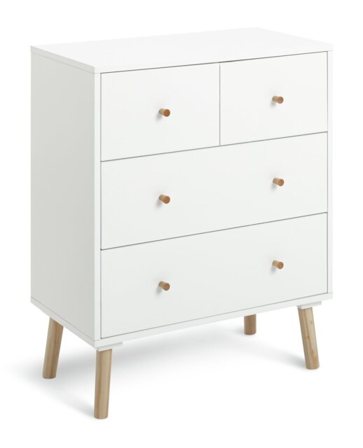 Habitat Otto 4 Drawer Chest - White - image 1