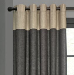 Habitat Eyelet Curtains - Grey - 117x137cm - thumbnail 1