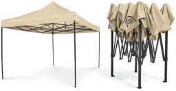 All Seasons 3m x 4.5m Pop Up Garden Gazebo - Beige - thumbnail 2