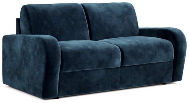 Jay-Be Deco Velvet 2 Seater Sofa Bed - Ink Blue - image 1