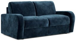 Jay-Be Deco Velvet 2 Seater Sofa Bed - Ink Blue - thumbnail 1