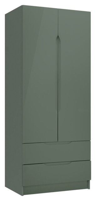 Legato 2 Door 2 Drawers Wardrobe - Green - image 1