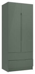 Legato 2 Door 2 Drawers Wardrobe - Green - thumbnail 1