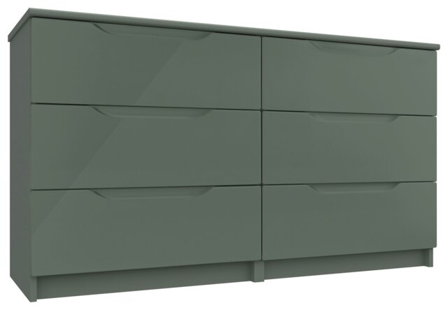 Legato 6 Drawer Chest - Green - image 1