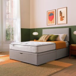 Silentnight Memory Kingsize Half Ottoman Bed - Grey