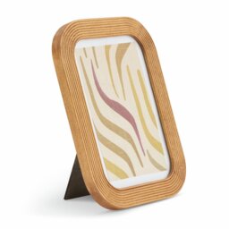 """Habitat Natural Ribbed Wooden Picture Frame - 5x7""""""" - thumbnail 2