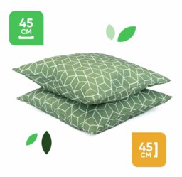 Streetwize Garden Green Cube Outdoor Cushions - Pack of 2 - thumbnail 2