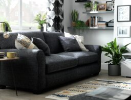 Argos Home Lisbon Fabric 4 Seater Sofa - Stone - thumbnail 2