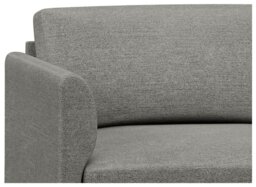Hutch Fabric Curve Arm 7 Seater Corner Sofa - Dove Grey - thumbnail 2