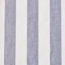 Argos Home Stripe Tab Top Sheer Voile Curtain - Blue - 140x137cm - thumbnail 2
