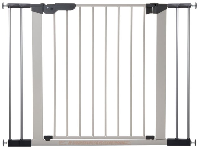 BabyDan Premier Wide Safety Gate - Silver. - image 1