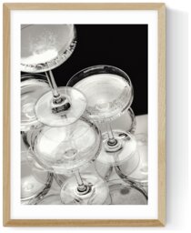 East End Prints Champagne Oak Frame Art Print - A2 - thumbnail 2