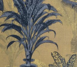 Habitat Palm Floral Print Mustard Bedding Set - Single - thumbnail 2
