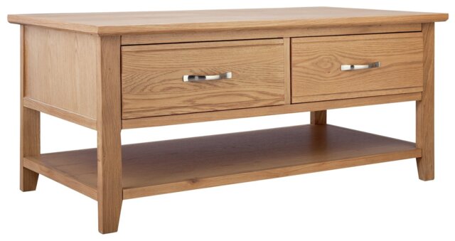 Argos Home Islington Oak Veneer Coffee Table - Natural - image 1