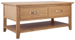 Argos Home Islington Oak Veneer Coffee Table - Natural - thumbnail 1