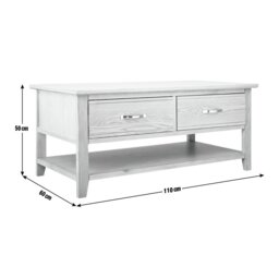 Argos Home Islington Oak Veneer Coffee Table - Natural - thumbnail 2