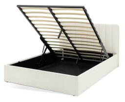 Argos Home Pandora Double End Lift Ottoman Bed - Cream - thumbnail 2