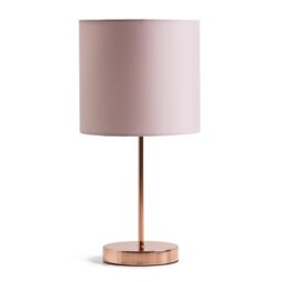Argos Home Satin Stick Table Lamp - Rose Gold & Blush Pink - thumbnail 2