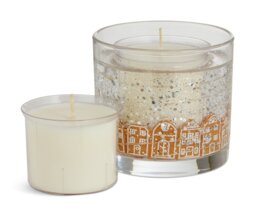 Argos Home Refillable Gel Candle Set - Christmas Cookie - thumbnail 2
