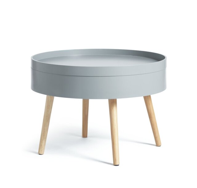 Habitat Skandi Round Coffee Table - Grey - image 1