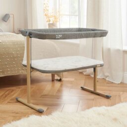 Tutti Bambini Zizee Essential Crib Oak Charcoal - thumbnail 1
