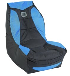 Kaikoo Teen Playstation Gaming Bean Bag - Blue & Black - thumbnail 2