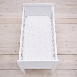 Silentnight Safe Nights Nursery Pink Fitted Sheets - Crib - thumbnail 2