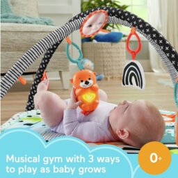 Fisher-Price 3-in-1 Music, Glow and Grow Gym Play Mat - thumbnail 2