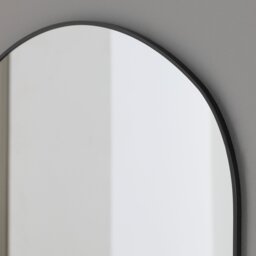 Habitat Black Pill Wall Mirror - 100x60cm - thumbnail 2