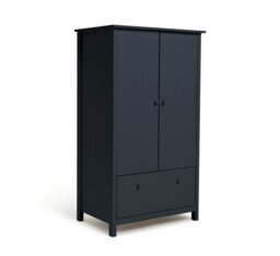 Argos Home Scandinavia Short 2 Door Wardrobe - Ink Blue
