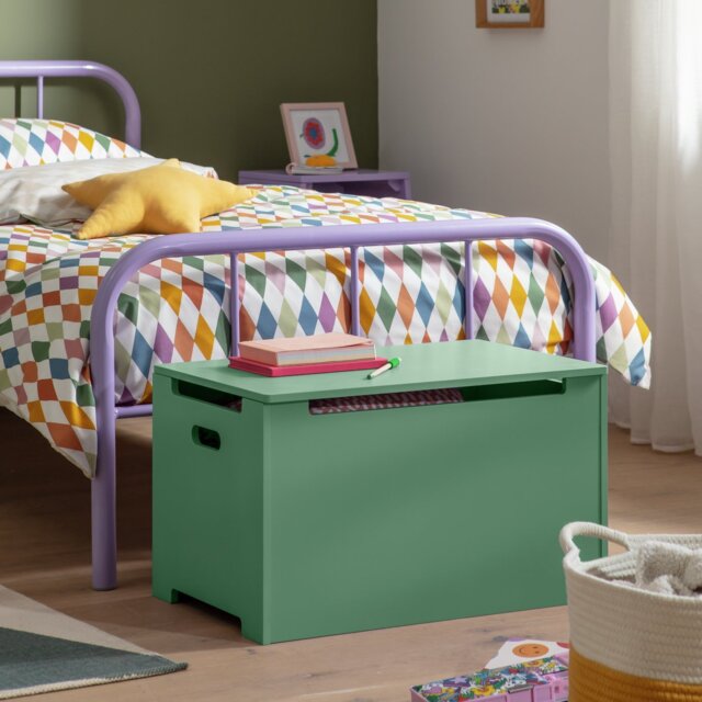 Habitat Kids Joni Toy Box - Green - image 1