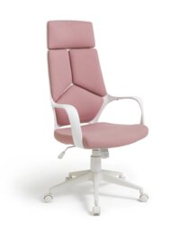 Habitat Alma High Back Office Chair - Pink - thumbnail 1