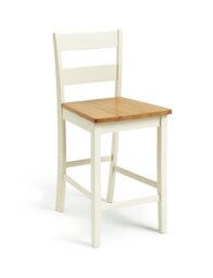 Argos Home Chicago Bar Stool - Off White