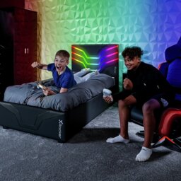 X Rocker Cosmos RGB Single Bed - Black - thumbnail 2