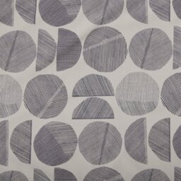 Habitat Geometric Blackout Eyelet Curtains - Grey -117x137cm - thumbnail 2